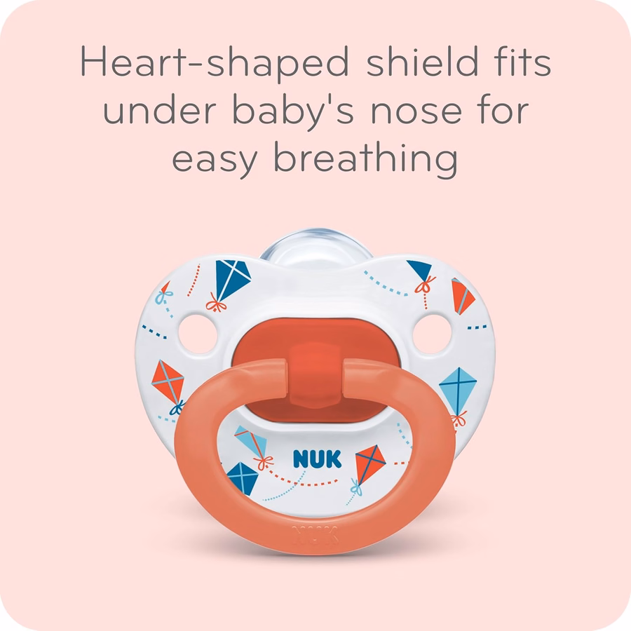 Ciuccio ortodontico classico NUK First Choice, per bambini dai 6 ai 18 mesi, colori assortiti, accessorio indispensabile per il bebè, confezione da 5: Salute e cura della persona