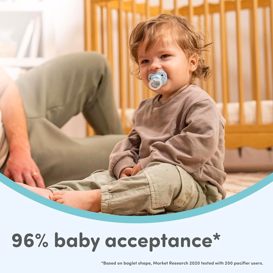 NUK First Choice Ciuccio ortodontico classico per neonati, 0-6 mesi, neutro, indispensabile per il bambino, confezione da 5: Salute e cura della persona