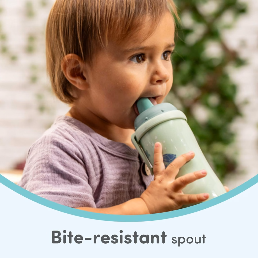 NUK Active Bicchiere con beccuccio rigido, 295 ml, 1 confezione, 9+ mesi: Bambino