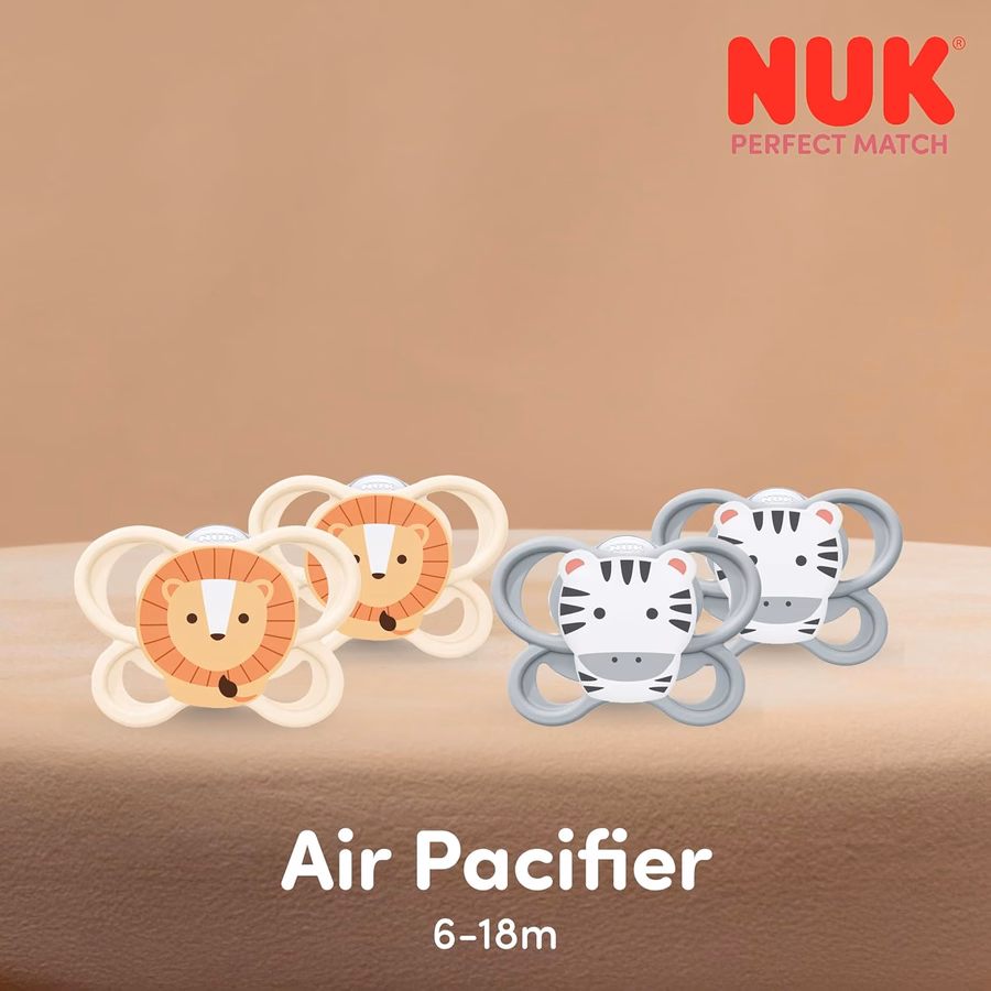 Ciucci NUK Perfect Match Air, 6-18 mesi, confezione da 4: per neonati